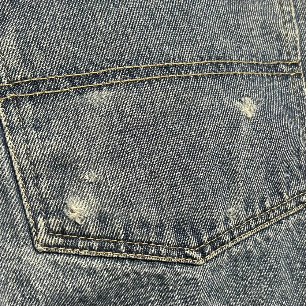 Real Ranch Blue Denim‎ Medium Wash Regular Fit Workwear Jeans Men's Size 34 X 30